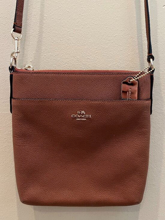 Coach Handbags - Coach Leather Crossbody Bag Women Brown & Neutrals Leather Gold-Tone Hardware